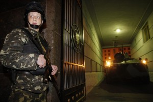 Управление госохраны провело военные учения в Киеве